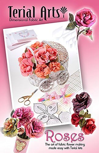 Terial Arts Rose Fabric Flower Pattern