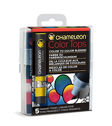 Chameleon Art Products - 5 Color Tops; Puntas de mezcla Chameleon; Tonos Primarios