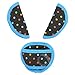 BELTS PADS SHOULDER STRAP & CROTCH cover UNIVERSAL Fits most buggy, stroller, car seat (1-3 jj blue)