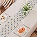 Produktbild xsongue Tischdecken Rechteckige Einfache Hauswäsche Stoff Stoff Desktop Dekoration Küche Restaurant Cafe Picnic Party Tisch Rein Gefärbte Baumwolle Hanf 130 * 190cm B
