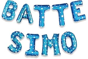GUSKASA Palloncini Battesimo, Bimbo, Bambino, Maschio, Festona Battesimo, Decorazione Battesimo, Accessorie Battesimo Bambino, Bimbo, Maschio