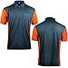 Produktbild Target Cool Play 3 Dart Shirt – atmungsaktiv – Stahl Blau mit Orange – 3 X L – mit Darts Ecke Extra Stark Dart Flights
