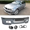Advan-Emotion M-Tech 2 Style BMW 3-Series E46 Front Bumper Kit with Clear Fog Lights