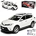 Produktbild Paudi Toyota RAV4 Weiss SUV 4. Generation 2013-2019 1/18 Modell Auto mit individiuellem Wunschkennzeichen