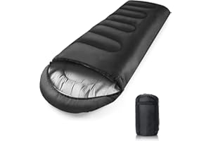 KEMRAES Sleeping Bag for Camping - Ultralight 4 Season Single Person Warm Lightweight Sleeping Bag for Camping Lightweight Waterproof Indoor & Outdoor for Kids Teenagers Adults Hiking Backpacking Camping