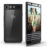 Smartphone con batteria lunga durata 56 BlackBerry KEYone Custodia Cover, Myriann Slim Cover trasparente trasparente scratch leggero copertina di Copertura Posteriore Acrilica Rigida di Lusso per BlackBerry KEYone (Nero)