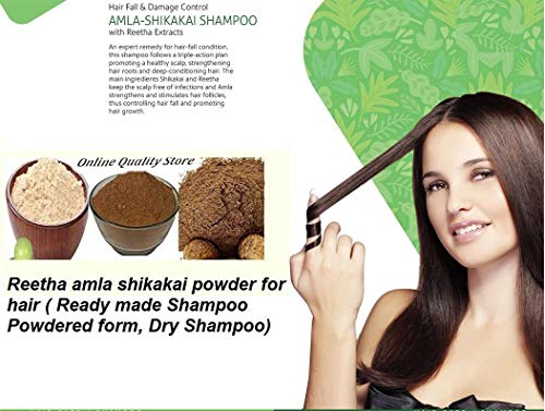 Online Quality Store Hair Shampoo - Ready-made Dry Powdered Form (Contains reetha amla shikakai mixture) (900 Gm) RS.389 (57.00% Off) - Amazon Online Quality Store Hair Shampoo - Ready-made Dry Powdered Form (Contains reetha amla shikakai mixture) (900 Gm) RS.389 (57.00% Off) - Amazon