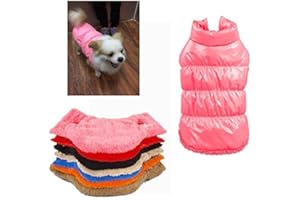 Rantow Autunno Inverno Cane di Cane da Compagnia, Caldo Cappotto, 7 Colori Pet Classico Outwear Giù Giacca per Teddy, Yorkshire Terrier, Chihuahua, Pomerania