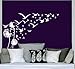 Produktbild Pusteblume Wandtattoo Vogelschwarm Möwen Vögel Löwenzahn im Wind Blume Vinyl Aufkleber Schlafzimmer Dekoration für Zuhause Kinderzimmer Wandsticker Wandbilder Wandaufkleber