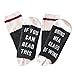 Produktbild If You Can Read This Bring Me A Glass Of Wine Socken für Damen und Herren von Zucker & Garn - Lustige Geschenkidee zu Weihnachten