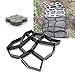 Produktbild HENGDA® Betonform Pflasterform Schalungsform Gießform Plastikformen für Beton Garten Gehwegen Trittsteinen DIY Natursteinpflaster Pflastersteine Terrassenplatten