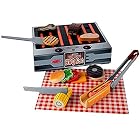 Melissa & Doug BBQ-Set aus Holz zum Grillen & Servieren (Spielzeuglebensmittel aus Holz, 20 Teile) – Bild 1