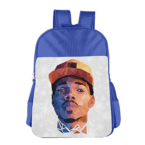 Boys Girls Chance Rapper Backpack School Bag 2 Color Pink  display picture 2