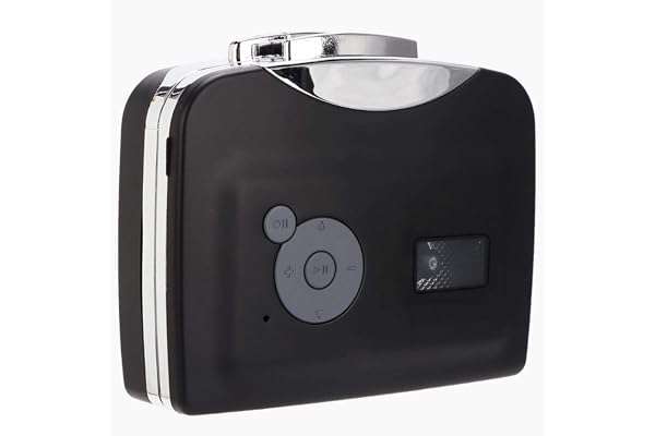 Annadue Numérique avec Casque, Convertisseur Cassette stéréo en MP3, Convertisseur de Bande MP3, Convertisseur de Cassette, Convertisseur de Bande, Exécution Fine pour l'extérieur pour la Maison,
