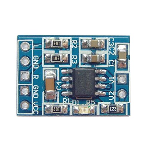 Preisvergleich Produktbild Aiming HXJ8002 Mini Audio-Leistungsverstärkermodul 3W Einkanal Stimme klingt Verstärker-Brett-Modul 2.0-5.5V