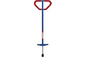 Geospace Medium Jumparoo Boing! I Pogo Stick By Air Kicks For Kids 60 To 100 Lbs (27 to 46 Kg), Blue