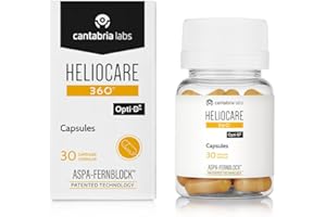 Cantabria Labs - Heliocare 360° Cápsulas - Protección Solar Oral - Prevención Fotoenvejecimiento - 30 Cápsulas - Todos los Tipos de Piel