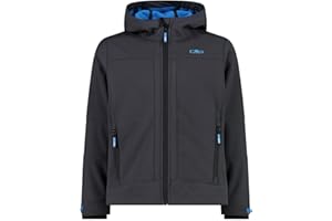 CMP Giacca In Softshell Da Bambini Con Cappuccio Fisso - 3a00094 Giacca in softshell Unisex - Bambini e ragazzi