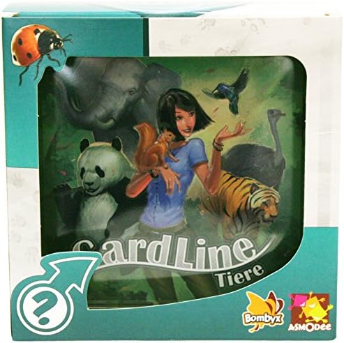 Bombyx 002879 Travel Game Card Line Animals, Multi-Colour