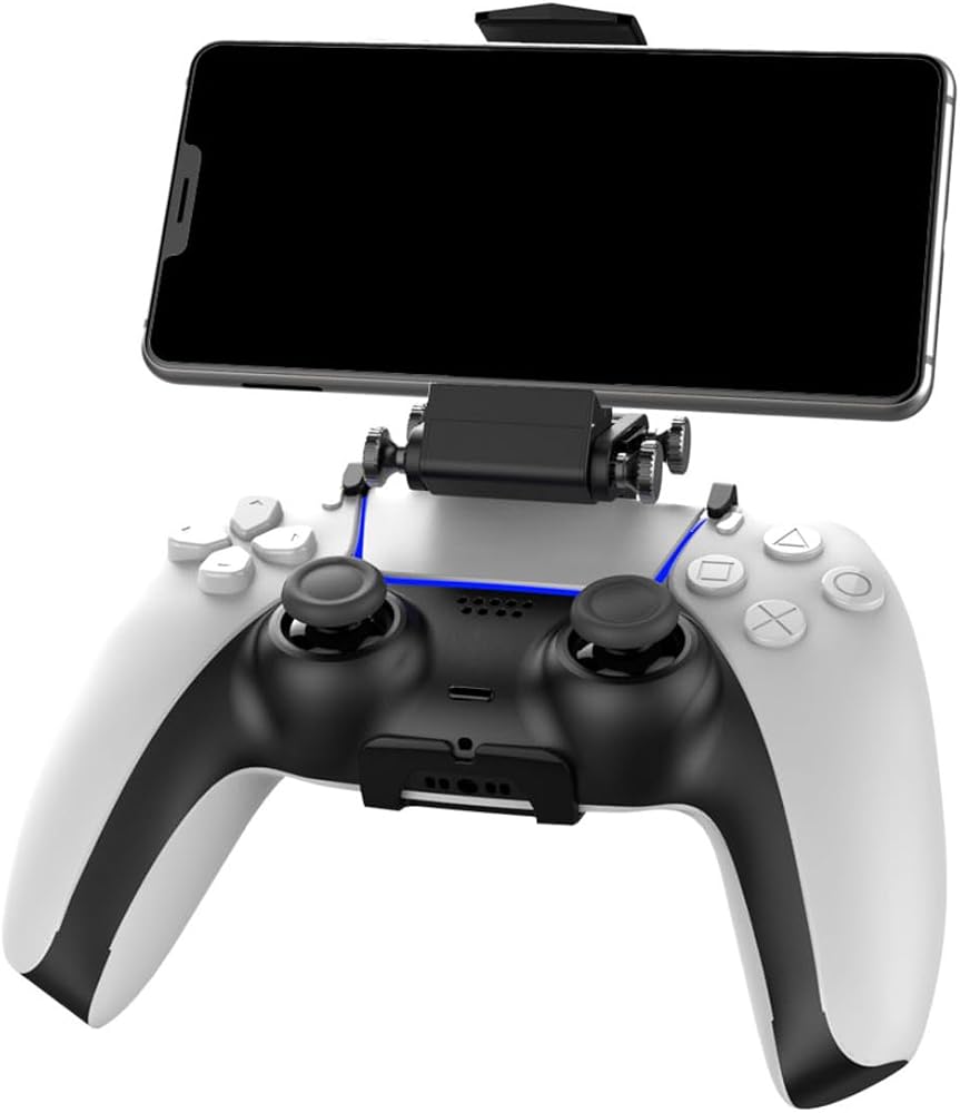 ipega PG-P5005 PlayStation 5 Gamepad Oyun Kumandası ile Uyumlu Akıllı Telefon Klips Tutucu, Siyah