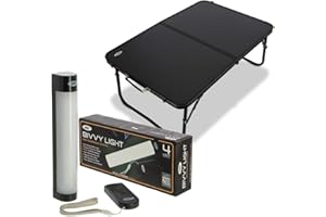 DNA Leisure NGT Carp Fishing Bivvy Table Lightweight Quick Folding with Bivvy Light Remote 2600mAh USB Rechargeable and Power Bank