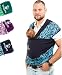 Unordinary Design Baby Wrap | Pattern baby sling | Extra Soft Baby Carrier | Baby Carriers By Babypeta | Premium Quality Baby Slings and Wraps (blue navy)