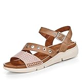 schuhe weite h für damen Weicher Gehcomfort Jana, Damen Sandalette, 8-8-28601-28 (346 Nature) (38,5 EU, 346 Nature)