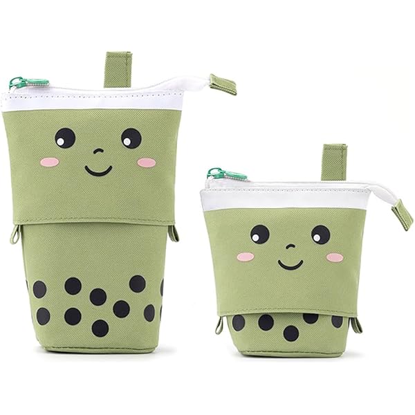 Federmäppchen Mädchen 2-in-1 - Teleskopisch Einziehbar Mit Katzenmotiv