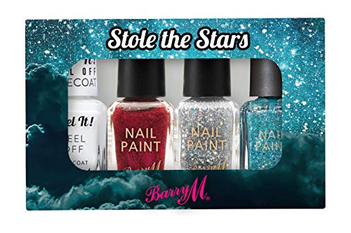 Barry M Nail Paint Set, Stole The Stars (4 Nail Paints) [AMAZON EXCLUSIVE], Gift Set