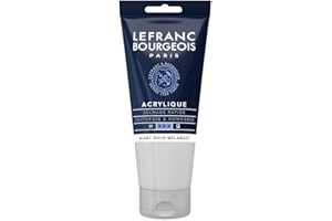 Lefranc Bourgeois Acrylique Fine Tube 80ml Blanc Pour Mélanges