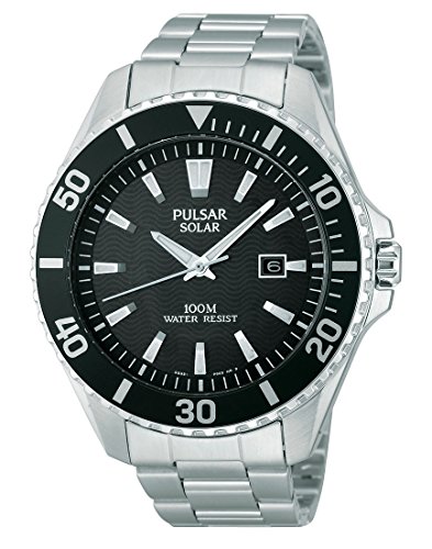 Pulsar Herren-Armbanduhr XL Sport Analog Quarz Edelstahl PX3035X1 Pulsar Herren-Armbanduhr XL Sport Analog Quarz Edelstahl PX3035X1