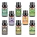 Produktbild Lagunamoon 8 Reine Ätherische Öle Set (Lavendel, Teebaum, Eukalyptus, Zitronengras, Weihrauch, Orange, Rosmarin, Pfefferminze)100% Pure Aroma Öle, für Aromatherapie/Diffuser/Lufterfrischer Geeignet