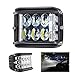 Produktbild Aolvo LED Zusatzscheinwerfer Auto Arbeitsscheinwerfer, Dual Side Shooter 45W 4 inch LED Arbeitslicht, Flutlicht Rückfahrscheinwerfer IP67 Wasserdicht, Schwarz