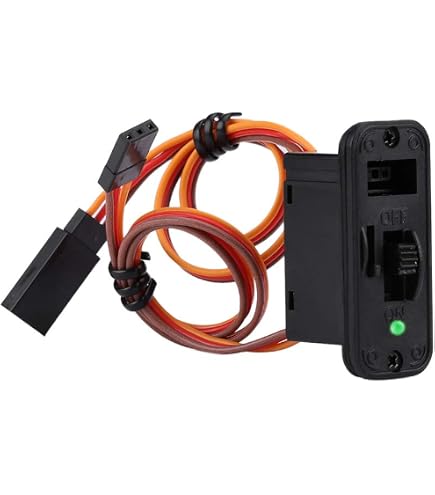 Batterie récepteur RX NiMH MXJFYY 6 V 2 400 mAh avec connecteurs Hitec, batterie pour émetteur radio servocommande pour avions Futaba, JR, avions/ avions/hélicoptères RC