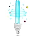 DoRight Ozone E27 Ultraviolet Lamp 25W UV Germicidal UVC Lamp with Ozone E27 Bulb UV Sterilizer with Quartz Tube Sterilization UVC 254nm AC220-240V for Toilet, Kitchen, Bedroom