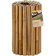 Garden Mile 1M Bamboo Wooden Border Edging 30cm Tall - Flexible Garden Border Edging for Flowebed, Garden Walkways - Patio Border Fence - Decorative Garden Seperator