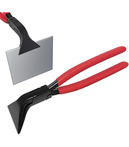 L-280 Mm | Cr-Mo Steel | HRC 30-35 Lot De 3 Pinces Pliantes 0° 45° 90° Droite Coudée Pince à Plier, Pince à Tôle, Couvreur, Plombier