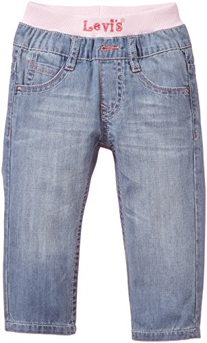 Levi's Kids Baby Girls 0-24m NF22514 Jeans, Blue (Indigo 46), 0-3 Months (Manufacturer size: 3 Months)
