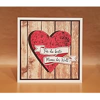 Muttertagskarte, Karte zum Muttertag, Handarbeit