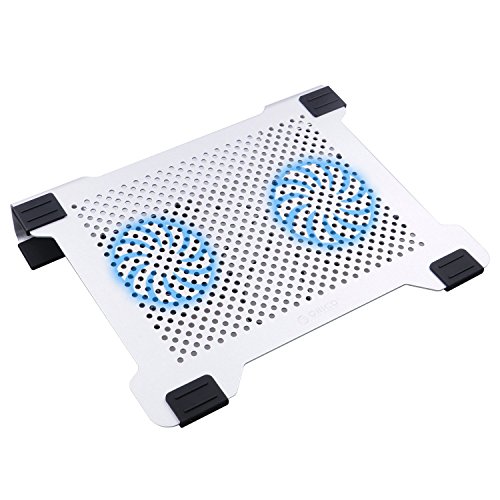 Orico Aluminium Laptop Kühler Stand mit 2 abnehmbare Lüfter – Passend für Laptops Größe 11 – 15 Zoll (NA15-SV) - 2