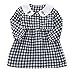 Price comparison product image Longra 2019 Spring New Baby Girls Dress,Kids Long Sleeves Cartoon Fish Plaid Print Princess Dress for 0-5 Years