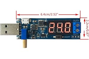 FXCO DC-DC 5V auf 1,2V-24V USB Step Up/Einstellbarer Konverter Down Power Supply Module