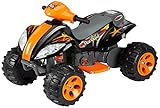 Tragegriff Jamara 460247 - Ride-on Quad Pico 6V - Leistungsstarker Antriebsmotor und Akku für lange Fahrzeit, Ultra-Gripp Gummiring am Antriebsrad, Gaspedal, Tragegriff, Motorsound am Lenker