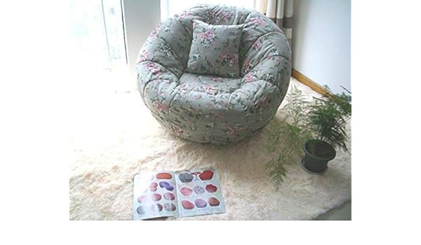 Ayanxh Rotatable Lazy Sofa Floral Pattern Design Creative