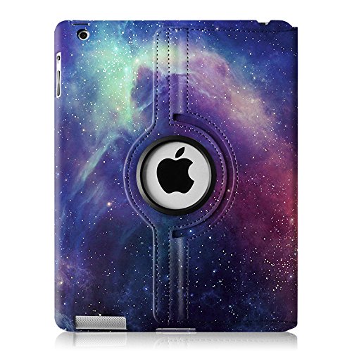 Fintie iPad 2/iPad 3/iPad 4 Hülle – 360 Grad rotierende Schutzhülle mit Standfunktion Smart Cover Case Tasche Etui mit Auto Schlaf / Wach Funktion für Apple iPad 2,iPad 3 & iPad 4th Generation mit Retina Display, Die Galaxie - 8