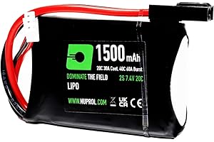 NUPROL 7.4v 1500mAh 20c Micro PEQ LiPo Battery