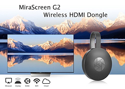 Auslese™ MiraScreen G2 2nd Generation 2017 WiFi Display Dongle RK3036 Receiver 1080P, 4K HD TV Stick Airplay Miracast DLNA Adapter for Media Streaming RS.1999 (60.00% Off) - Amazon