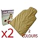 2 Pack Lavender Scented Hot Wheat Bottle - 2 Colors (Brown)