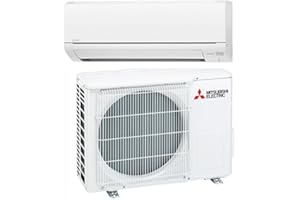Mitsubishi Electric MSZ-DM35VA Climatizzatore Inverter Monosplit Pompa di Calore, 3.5 W, 12.000 BTU, Bianco, 35