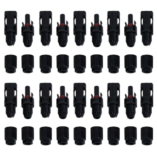 BTSKY™ 10 Paar MC4 Solarstecker Solar 10 Stecker 10 Buchse Kupplung Stecker Neu - 2